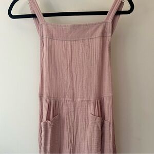 Pink Lily Blush Sleeveless Jumpsuit